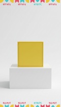 Sunbeam yellow modular toy organizer cube