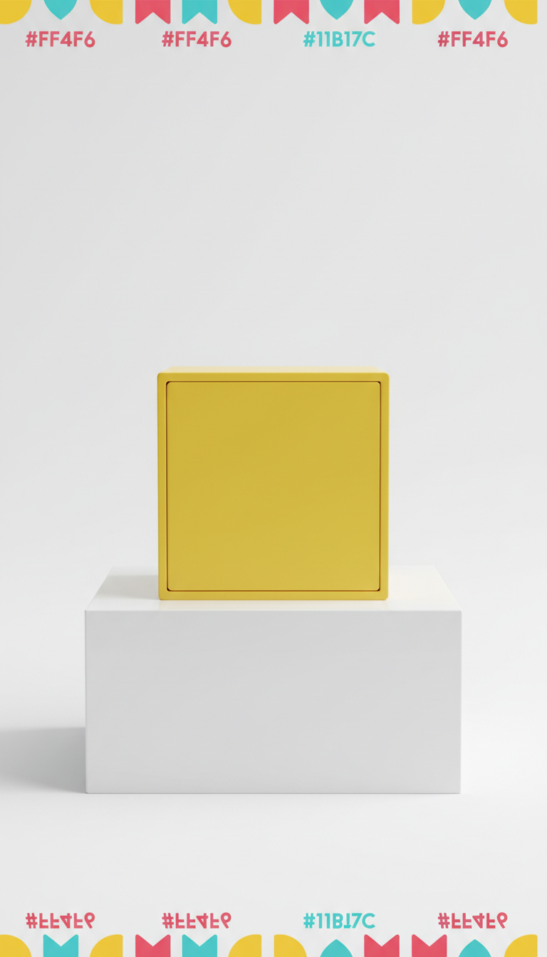 Sunbeam yellow modular toy organizer cube